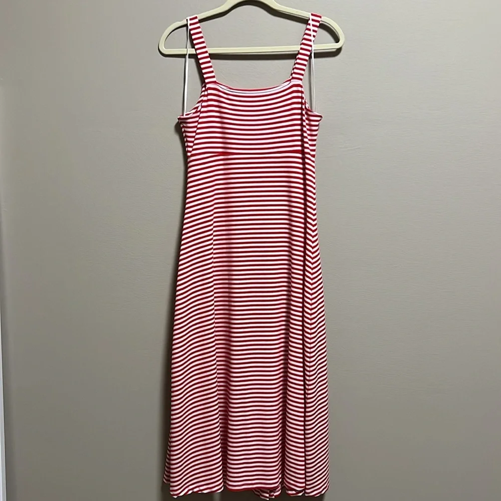 Cremieux Striped Tank Midi Dress - Picture 4 of 11